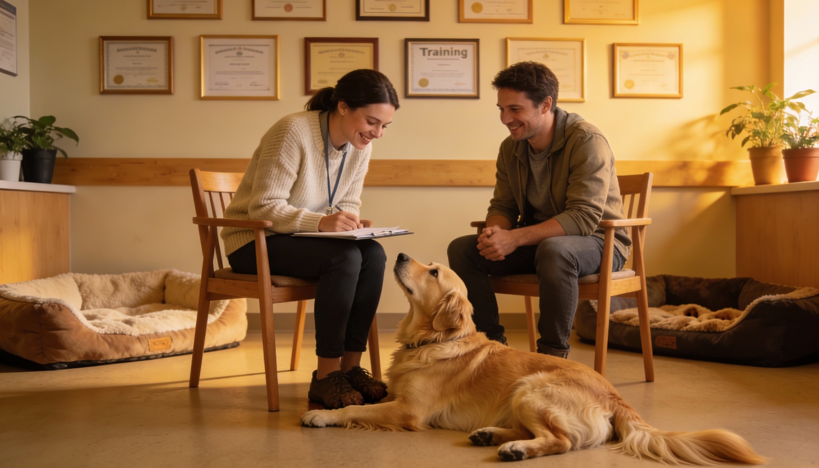 dog behaviorist for separation anxiety image