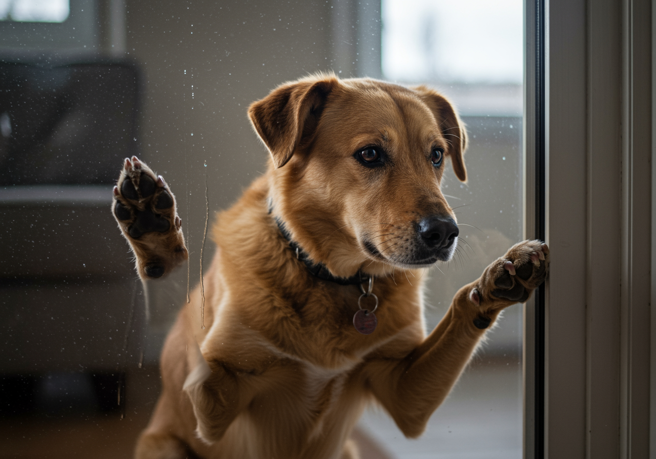 how long can dog be left alone image