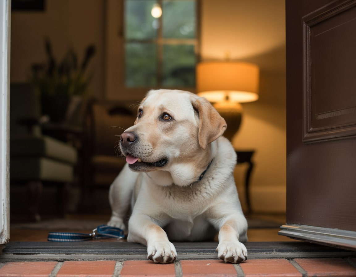 how long can dog be left alone image