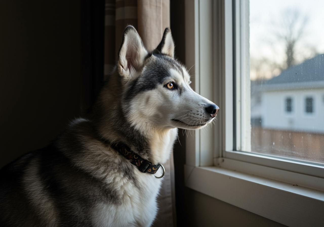 how long can dog be left alone hero image