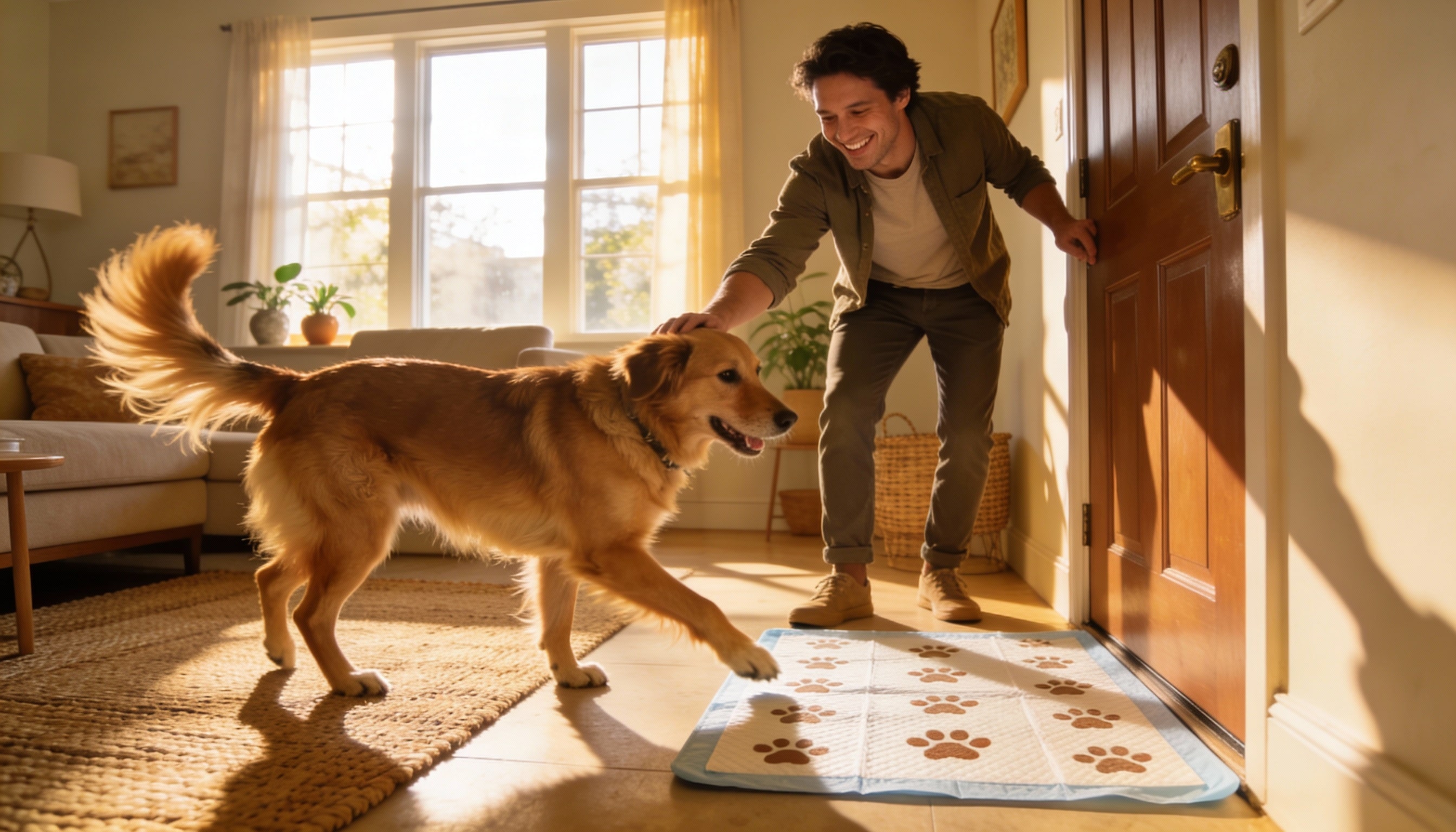 how to get dog to stop using bathroom in house image