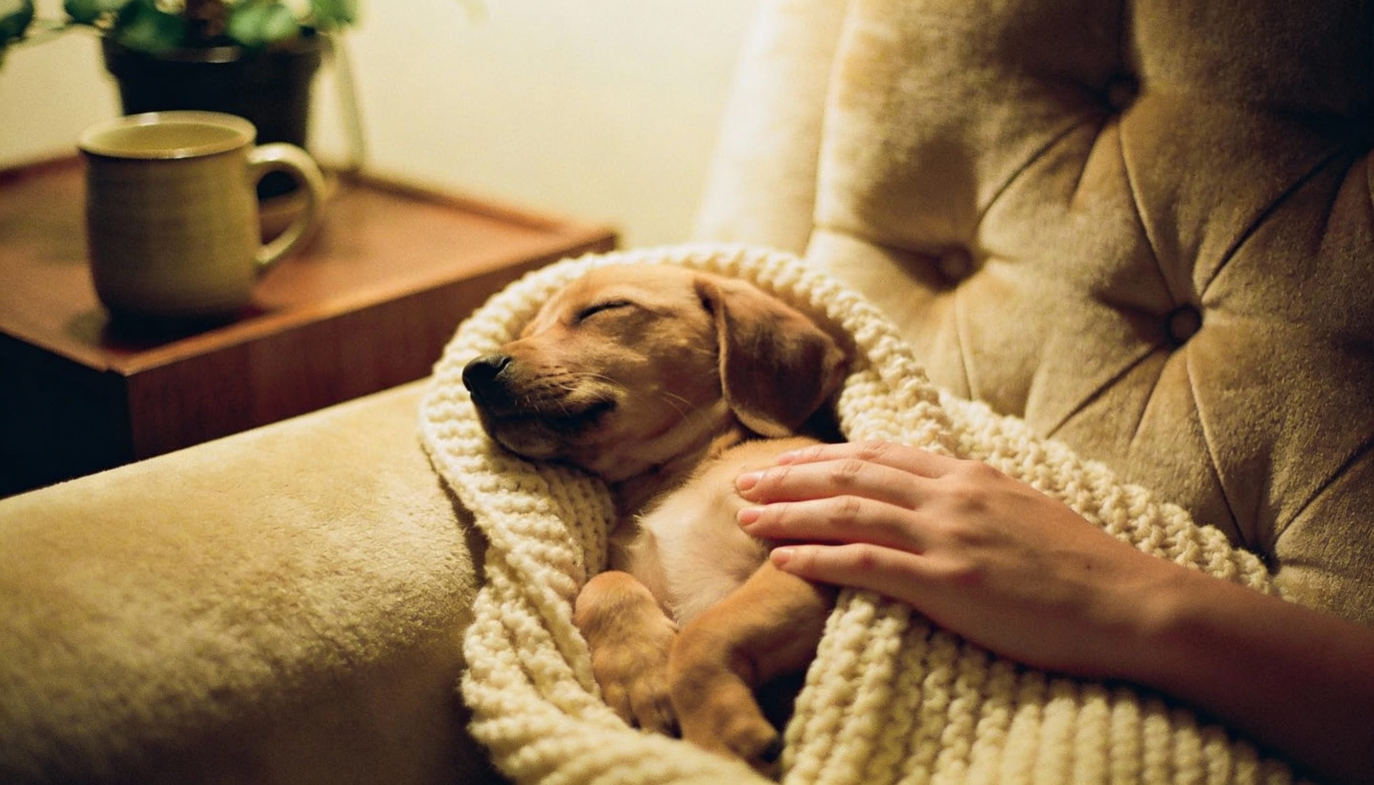 how to make a puppy calm down image