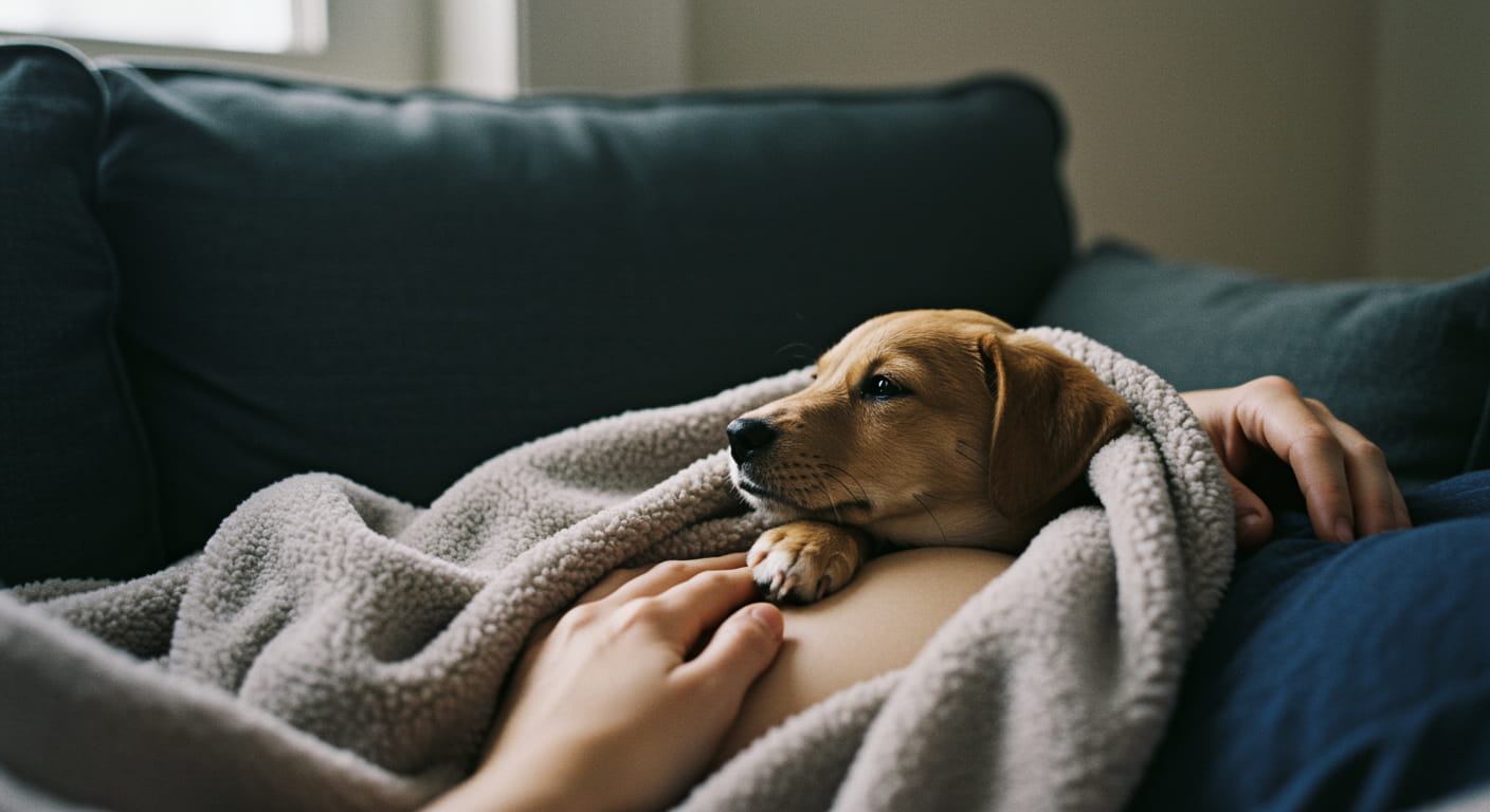 how to make a puppy calm down hero image