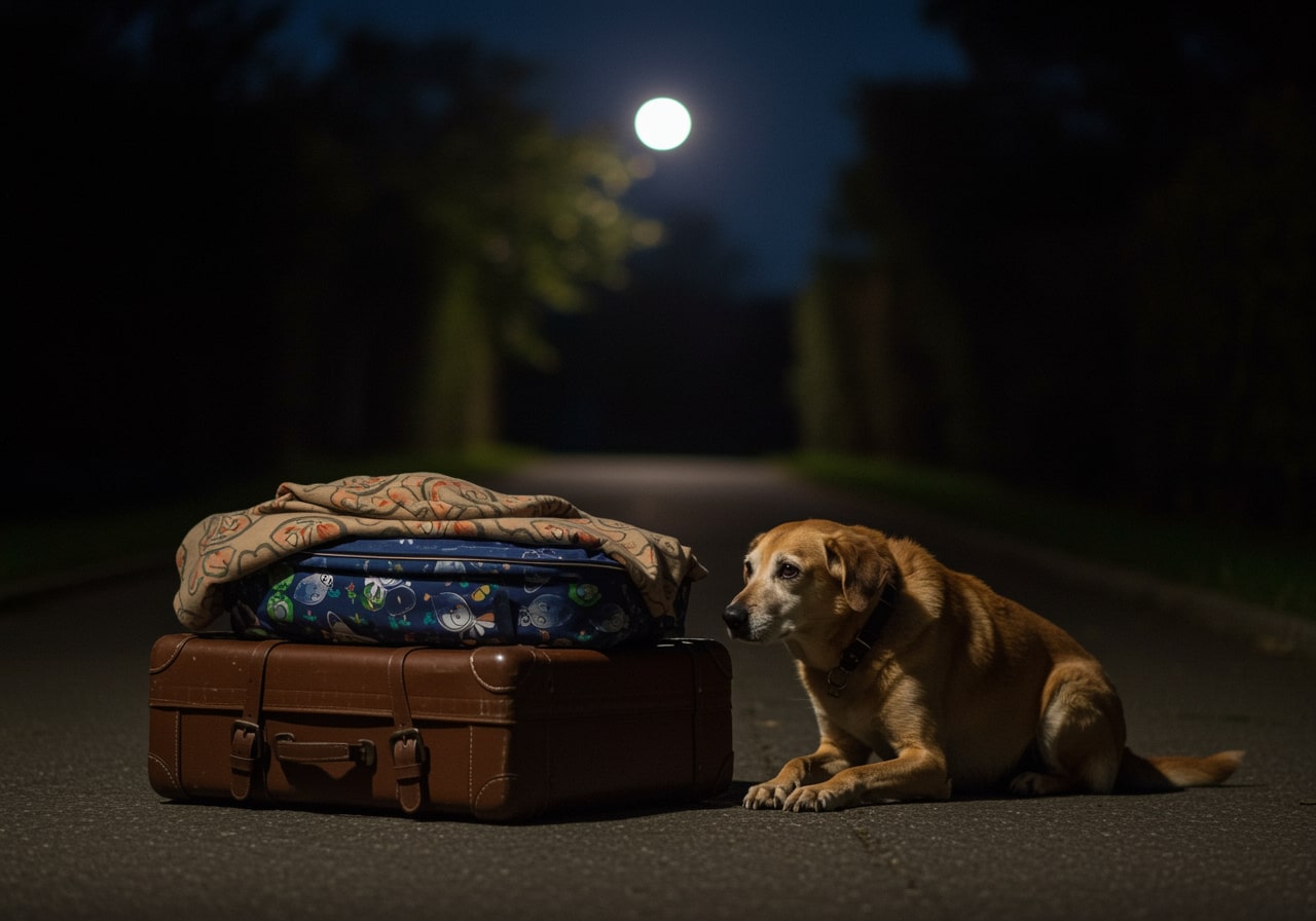 senior dog separation anxiety image