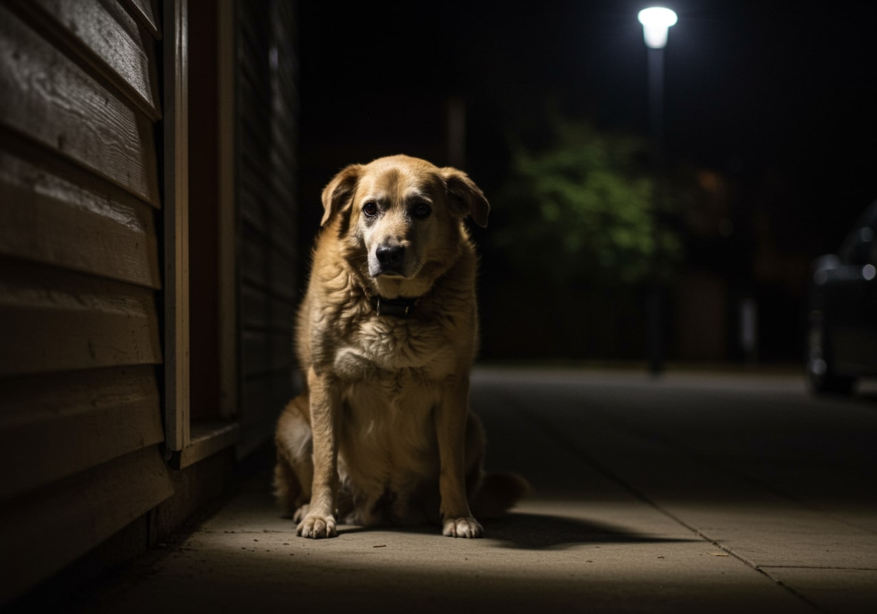 senior dog separation anxiety hero image