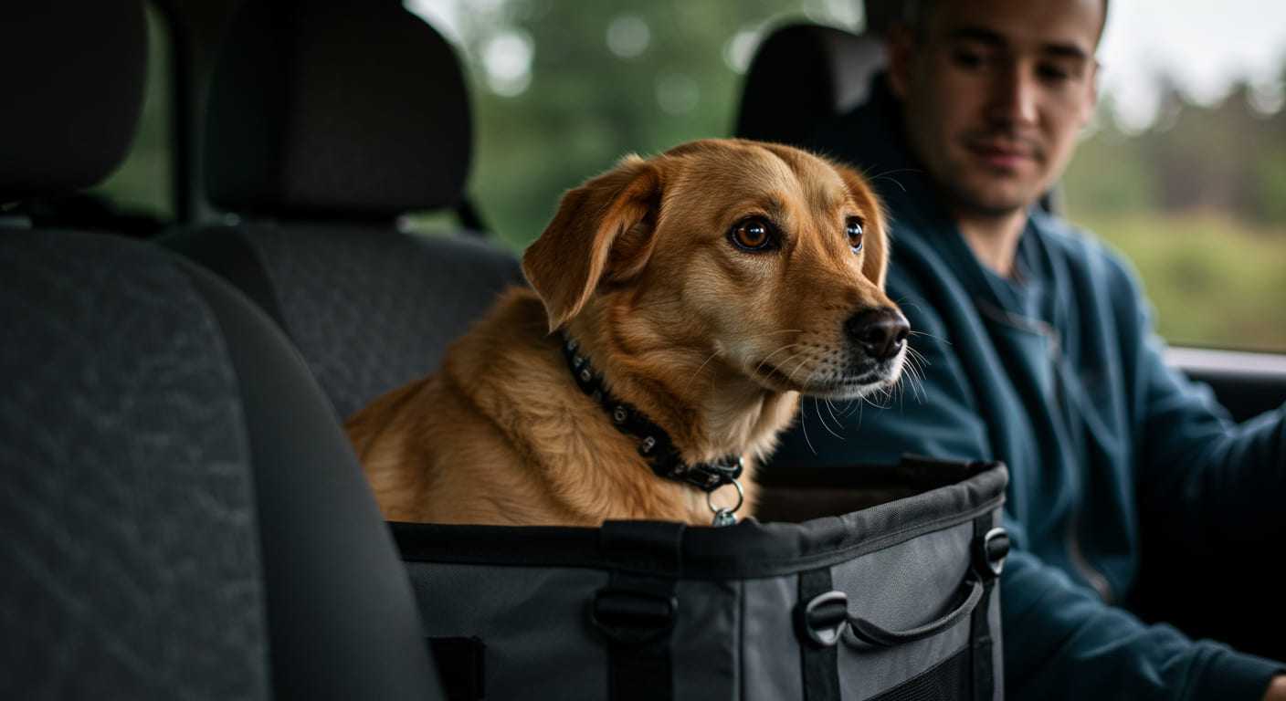 what can i give my dog for car anxiety image